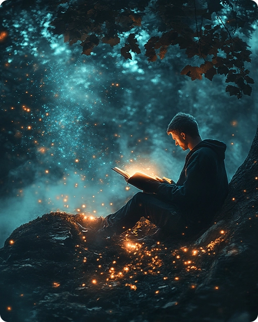 A novelist at work