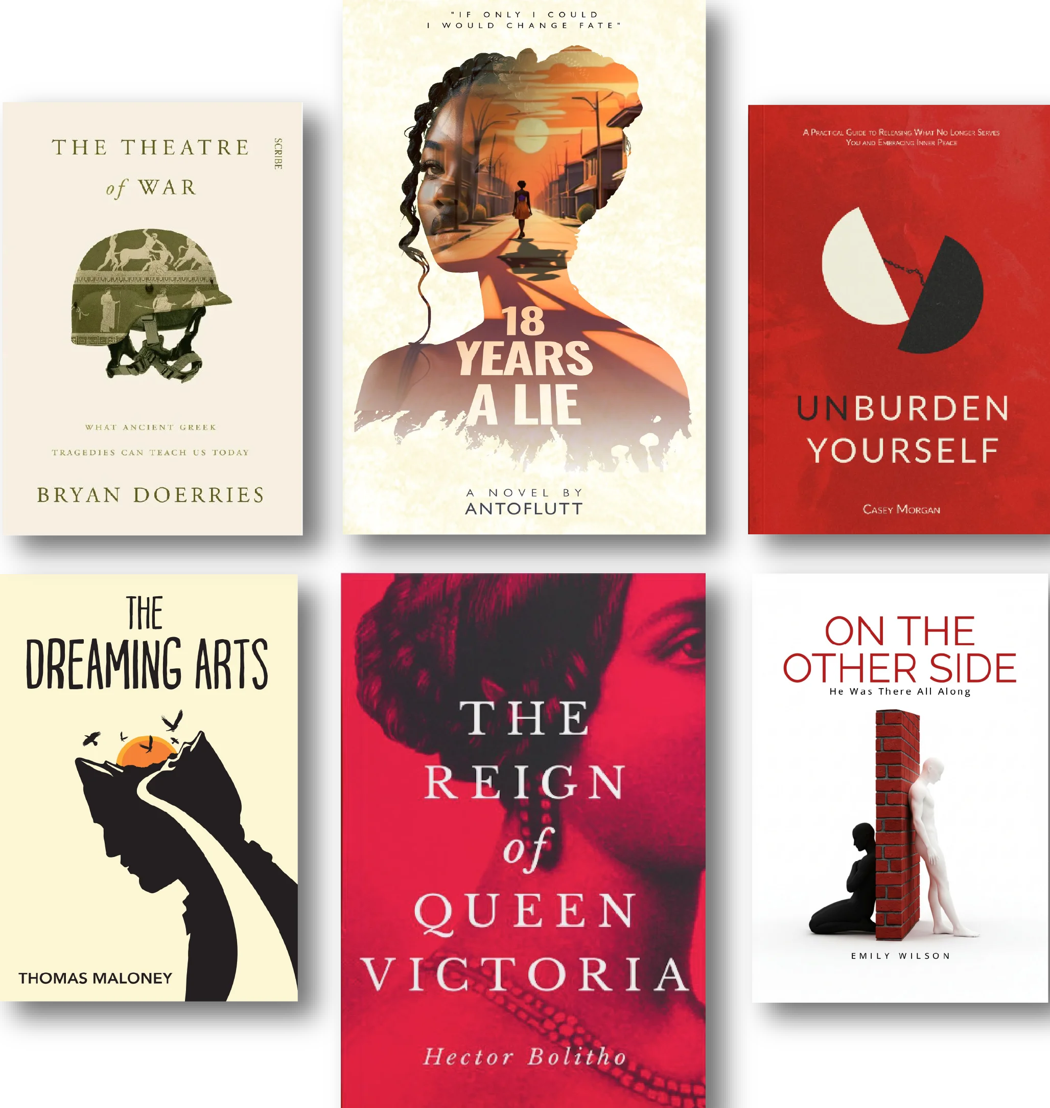 A stack of Gulf Books Publishers book mockups